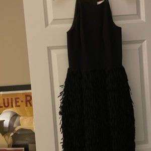 aidan Black feather dress   Size 4